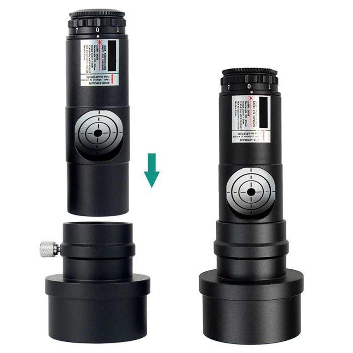 NextGen Metallic Laser Collimator (1.25") with 2" Adapter