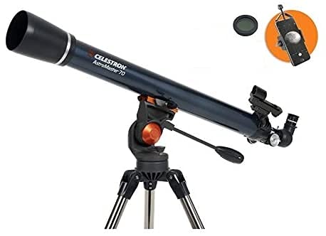 Celestron Astromaster 70AZ with Smartphone Adapter and Moon Filter - Image 2