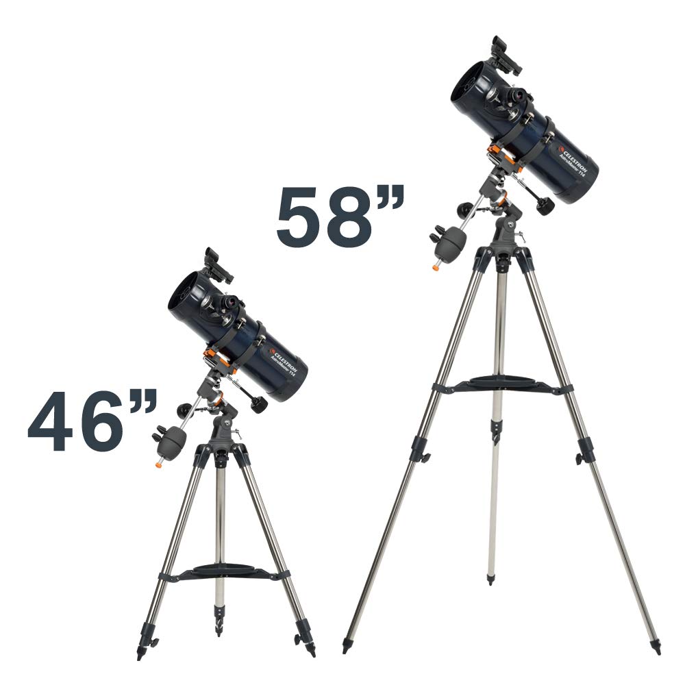 Celestron Astromaster 114EQ with Motor Drive and Smartphone Adapter - Image 2