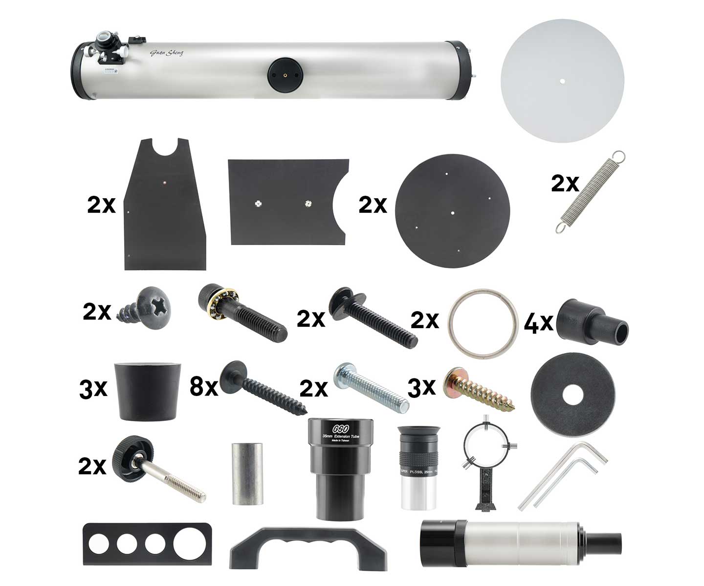GSO 6" Dobsonian (Silver) - Image 6