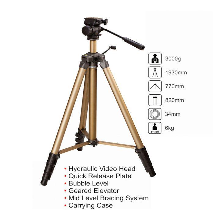 Professional Tripod (Heavy) - 6 KG Pay Load