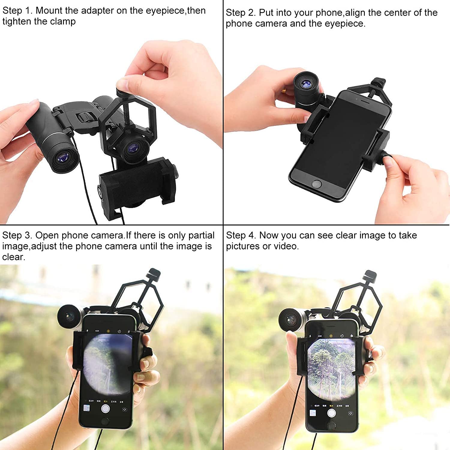 Universal Smartphone Adapter for Telescopes And Binoculars (1.25") - Image 4
