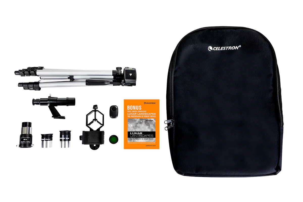 Celestron Travel Scope 70 DX Portable Telescope with Smartphone Adapter - Image 11