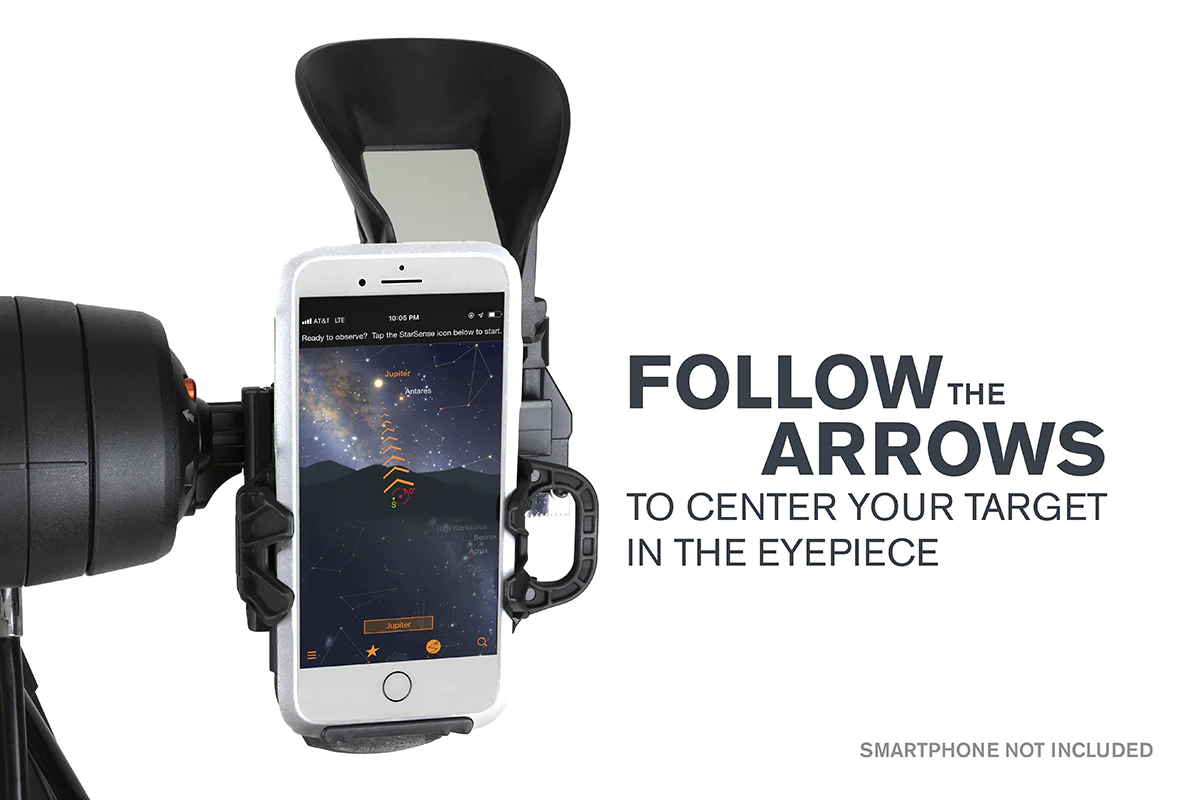 Celestron StarSense Explorer DX 130AZ Smartphone App-Enabled Newtonian Reflector Telescope - Image 3