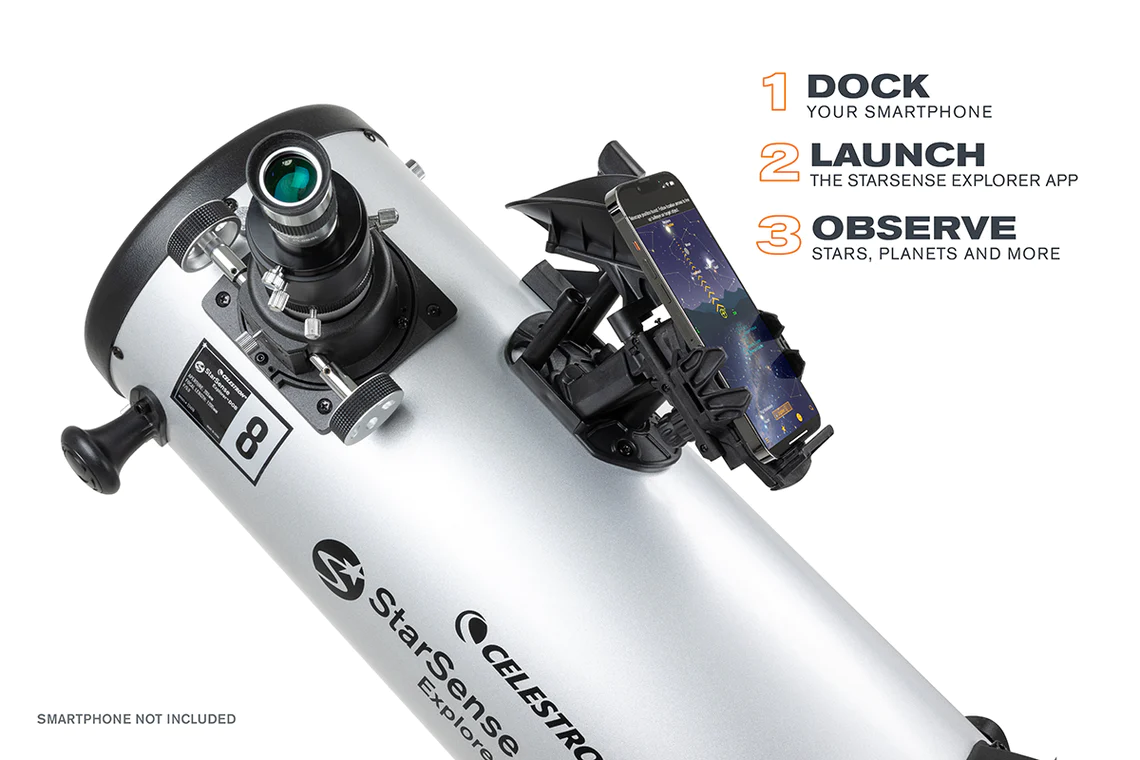 Celestron StarSense Explorer 8" Smartphone App-Enabled Dobsonian Telescope - Image 2