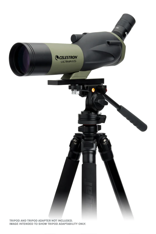 Celestron Ultima 18-55X65mm Angled Zoom Spotting Scope with Smartphone Adapter - Image 7