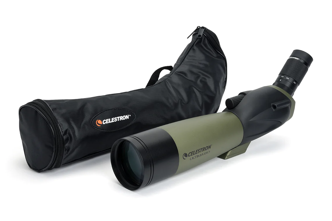 Celestron Ultima 20-60X80mm Zoom Spotting Scope with Smartphone Adapter - Image 6