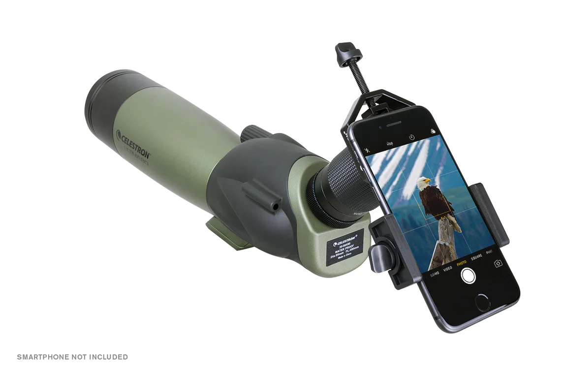 Celestron Ultima 20-60X80mm Zoom Spotting Scope with Smartphone Adapter - Image 9