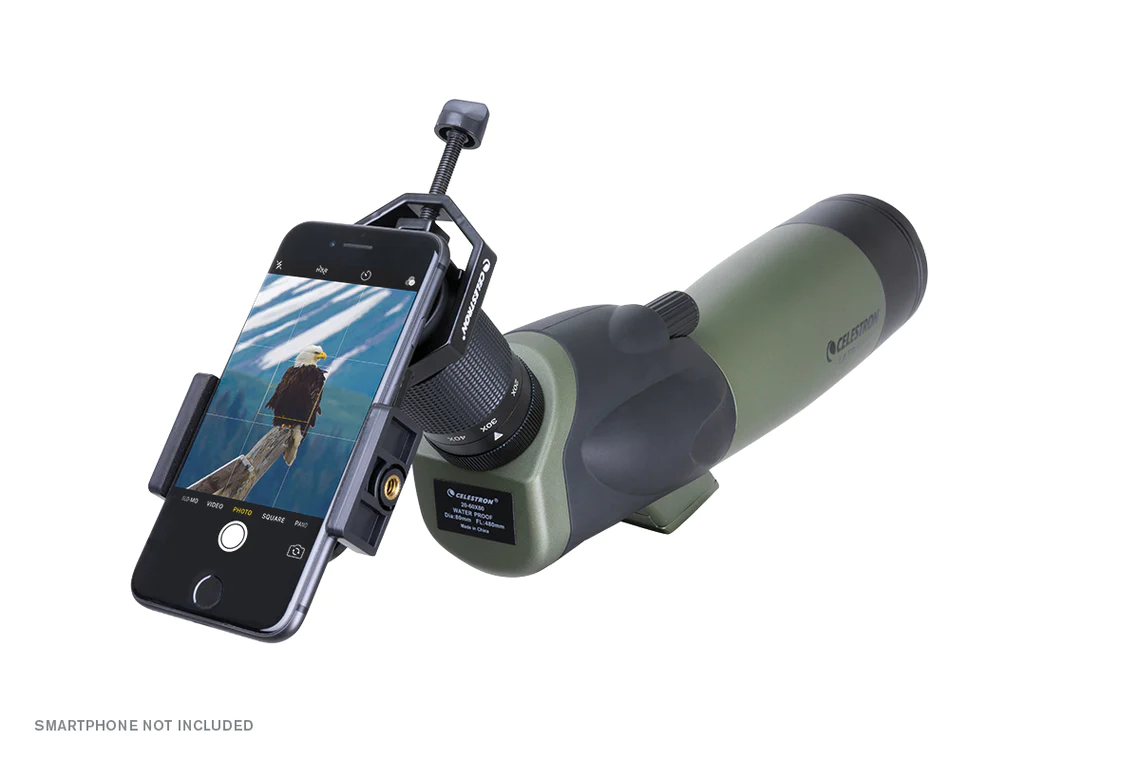 Celestron Ultima 20-60X80mm Zoom Spotting Scope with Smartphone Adapter - Image 10