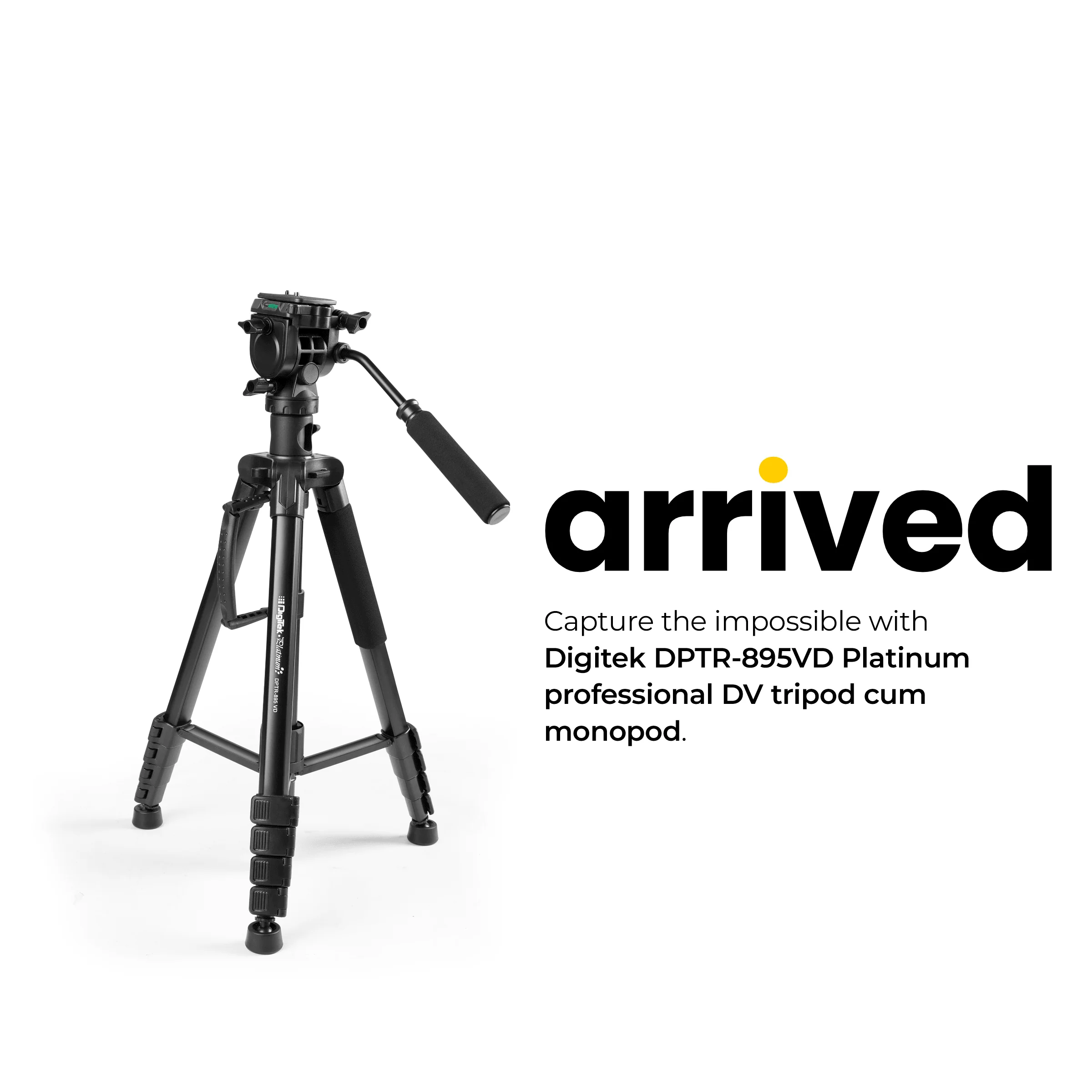 DIGITEK Professional Light Weight Tripod CUM Monopod - Image 2