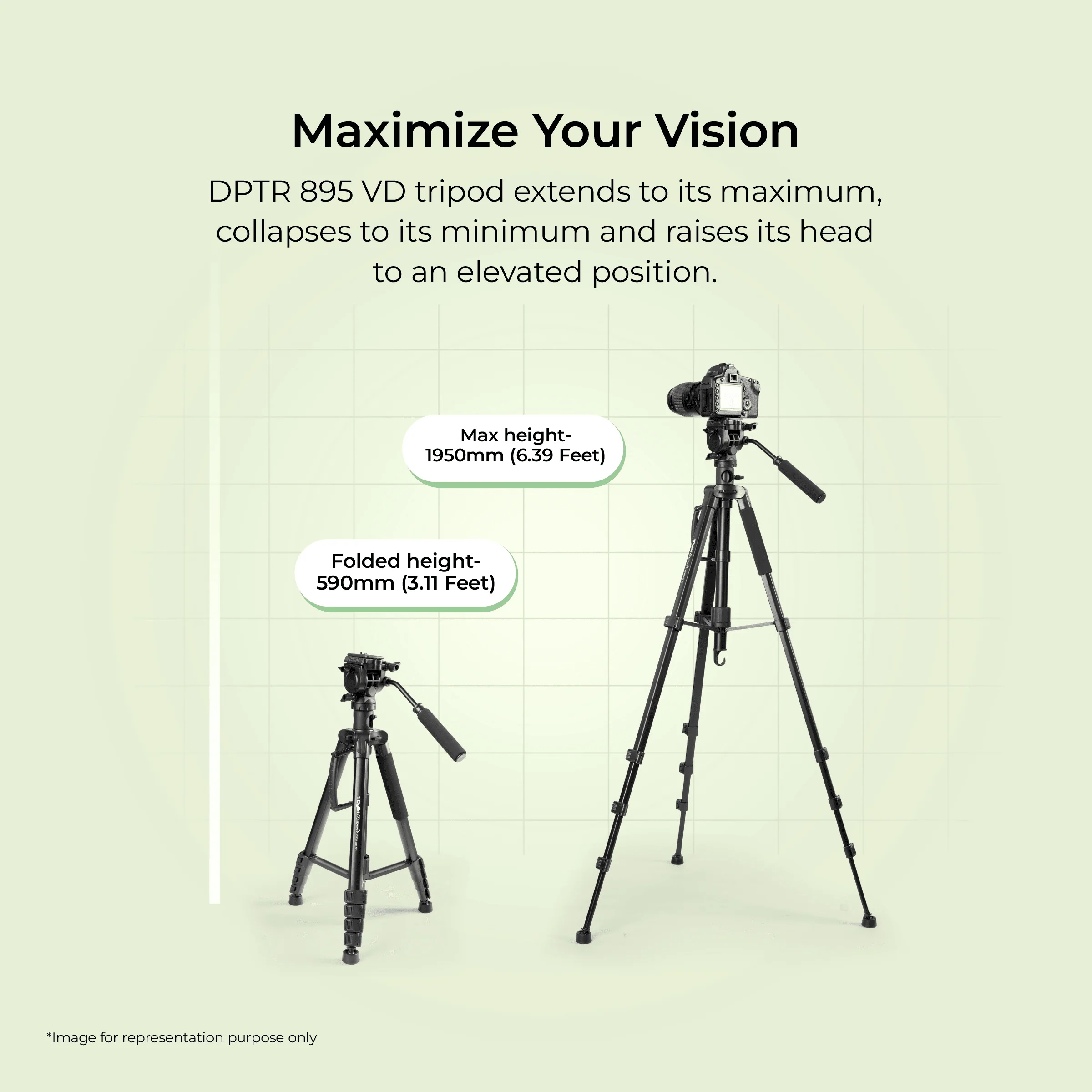 DIGITEK Professional Light Weight Tripod CUM Monopod - Image 4