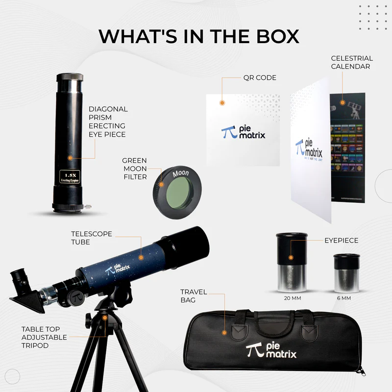Pie Matrix Neo 50360 Refractor Telescope - Image 8