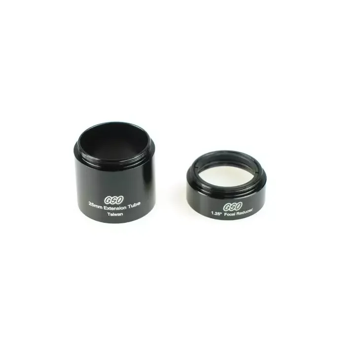GSO 0.5X Focal Reducer 1.25" with 25mm Extension Tube