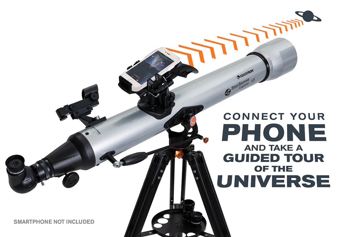 Celestron StarSense Explorer LT 80AZ Smartphone App-Enabled Refractor Telescope