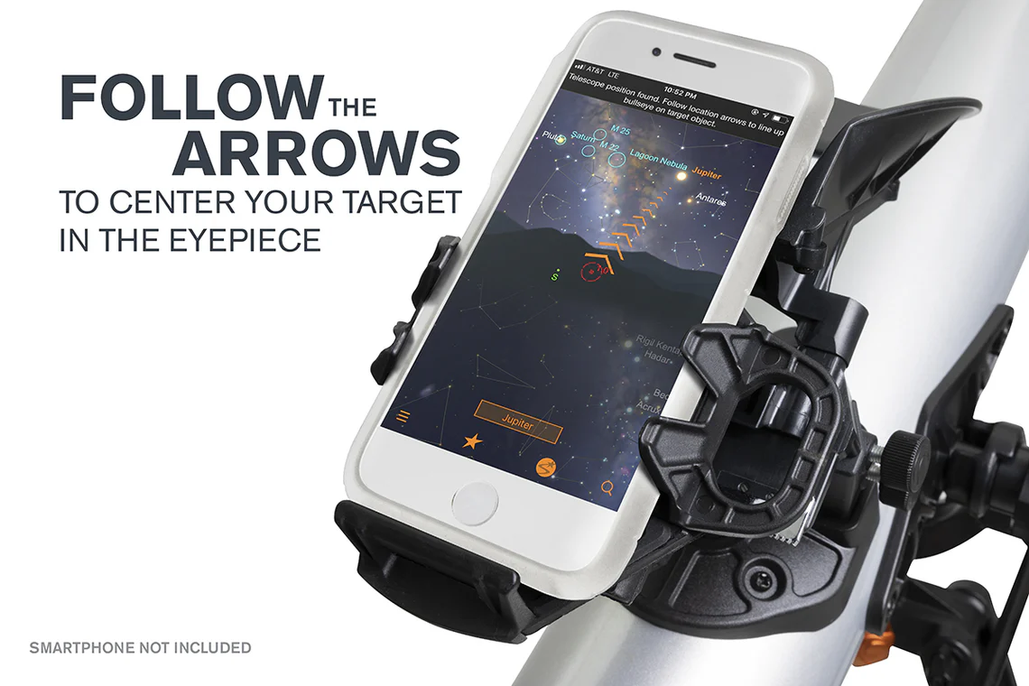 Celestron StarSense Explorer LT 80AZ Smartphone App-Enabled Refractor Telescope - Image 3
