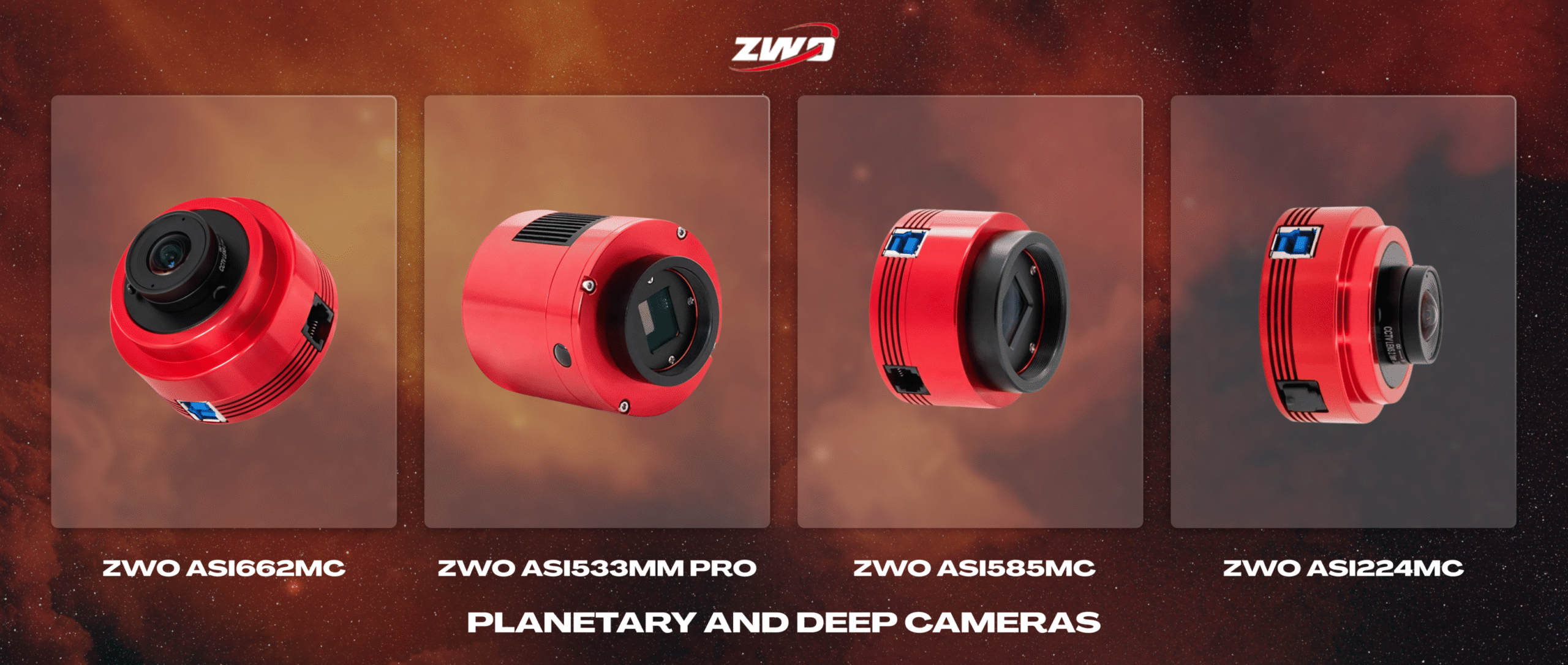 ZWO - PLANETARY AND DEEP SKY CAMERAS 1