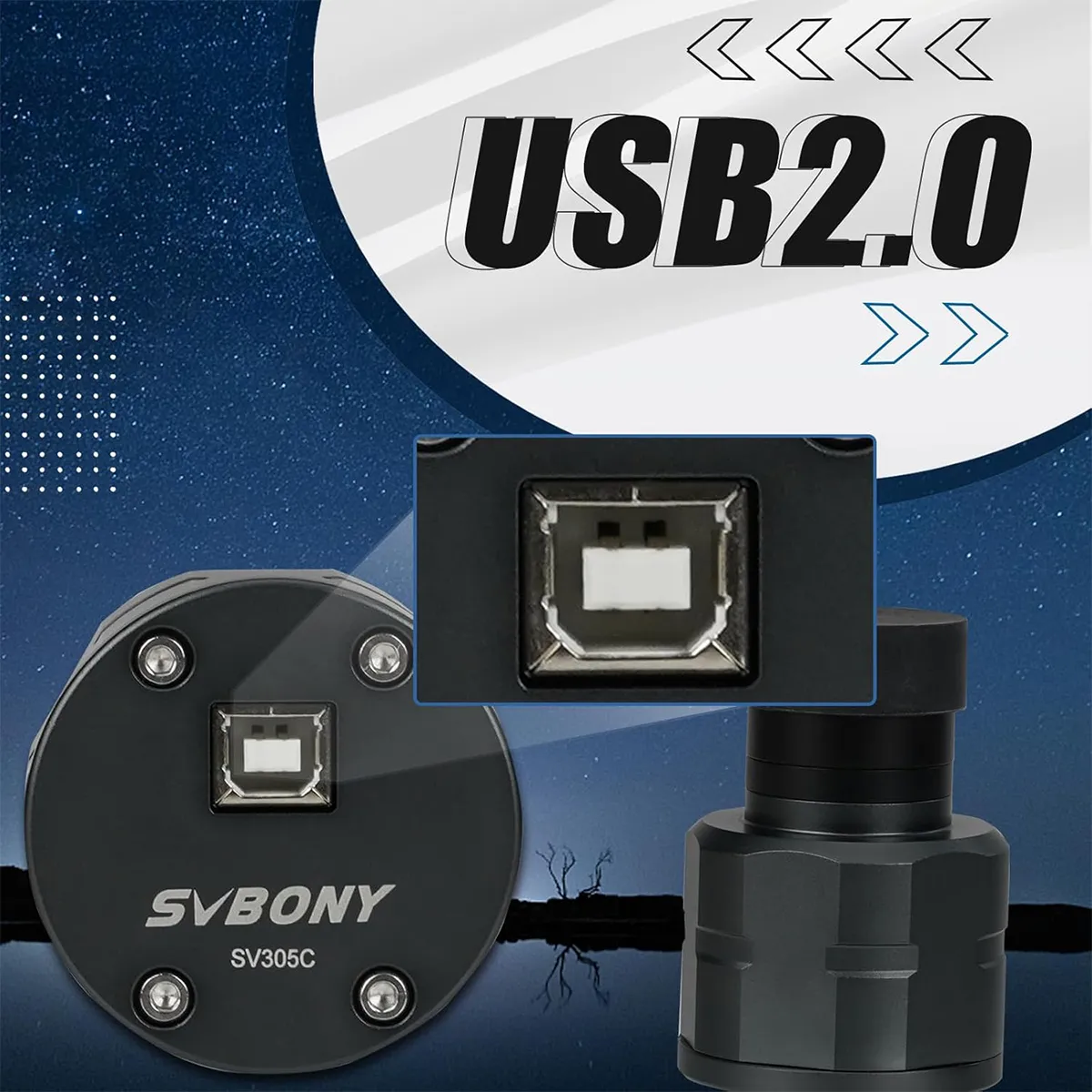 Svbony SV305C Astronomy Camera for Planetary Photography, 1.25 inch Planetary Camera - Image 8
