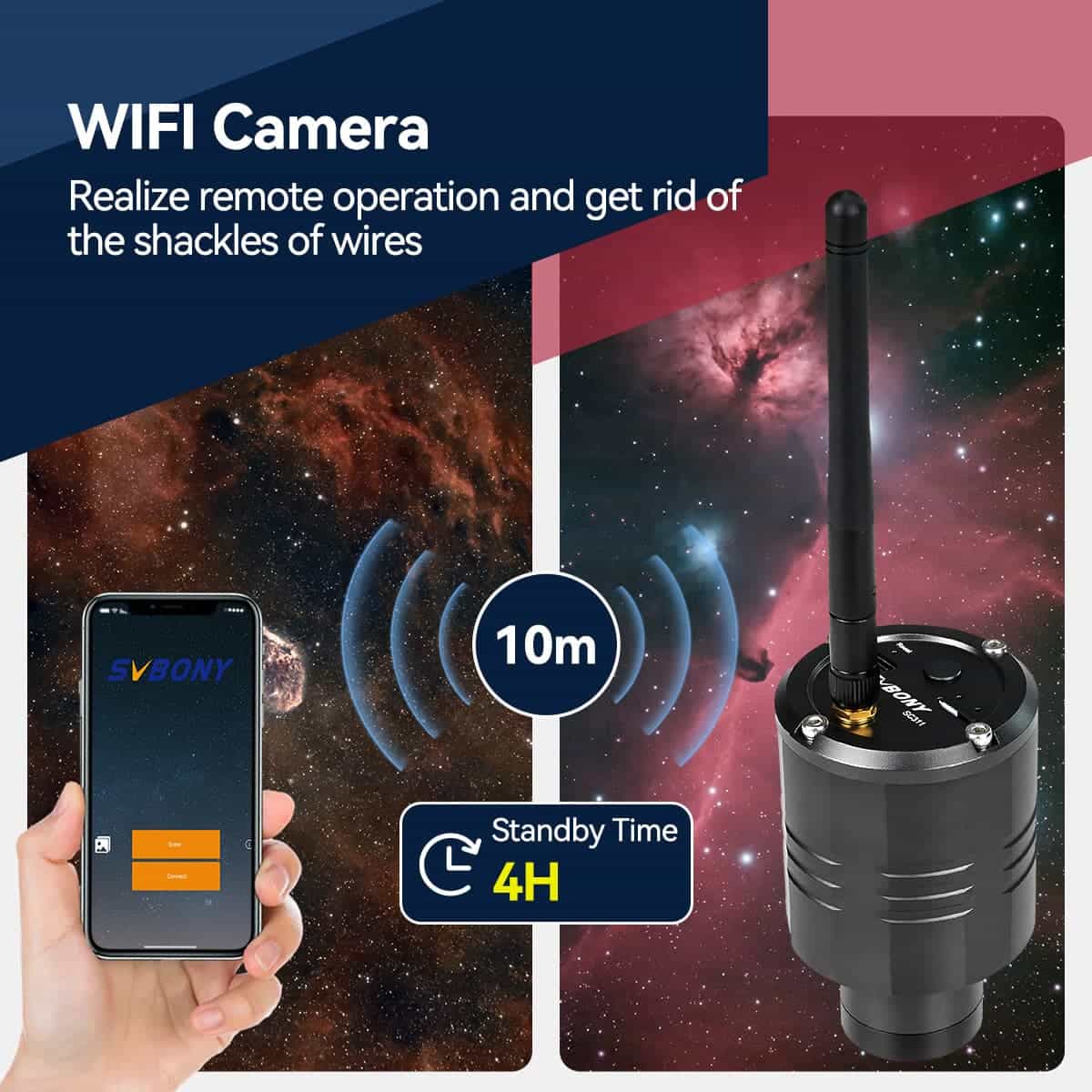 Svbony SC311 WIFI Astronomy Camera / IMX662 /EAA - Image 8