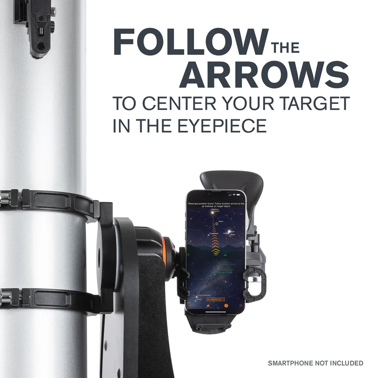 Celestron StarSense Explorer 150mm Smartphone App-Enabled Tabletop Dobsonian Telescope - Image 3