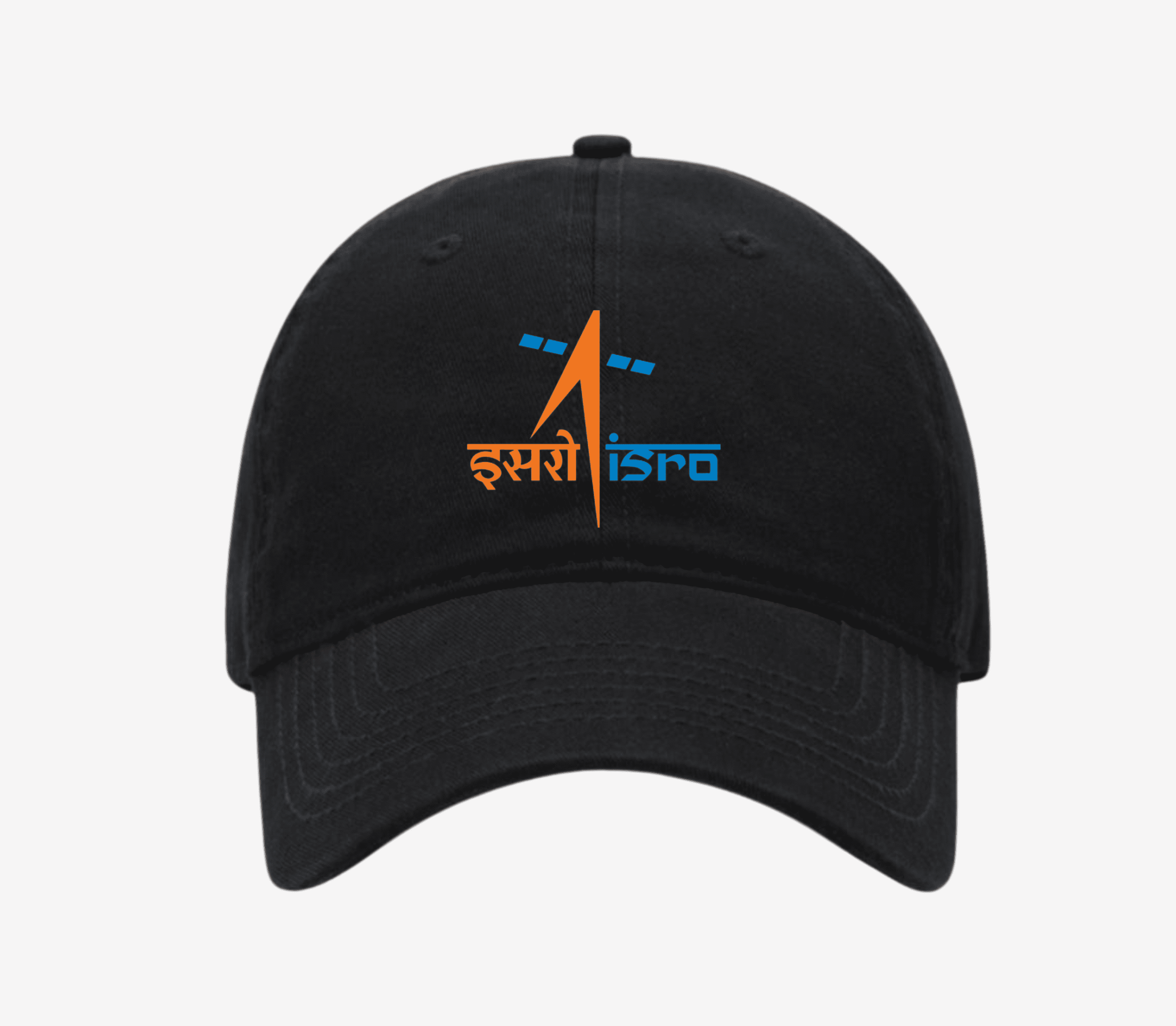 ISRO Logo Printed Baseball Cap for Men and Women, Adjustable Fit - Image 2