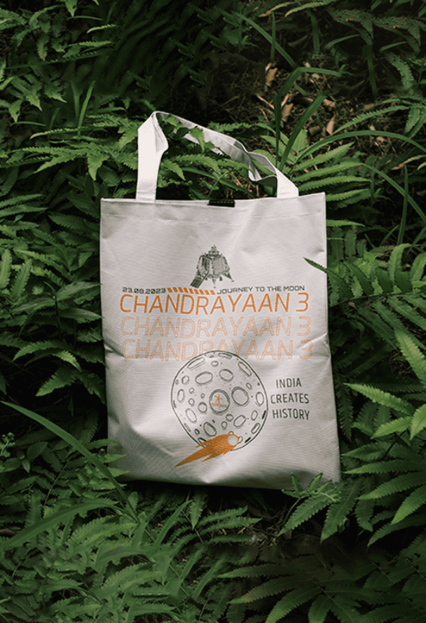ISRO Chandrayaan-3 Tote Bag | Shopping Bag for Men & Women