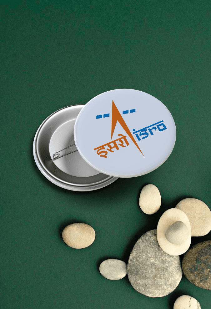 ISRO Metal Pin Badges – for T-shirt, Bags, Blazer - Image 3