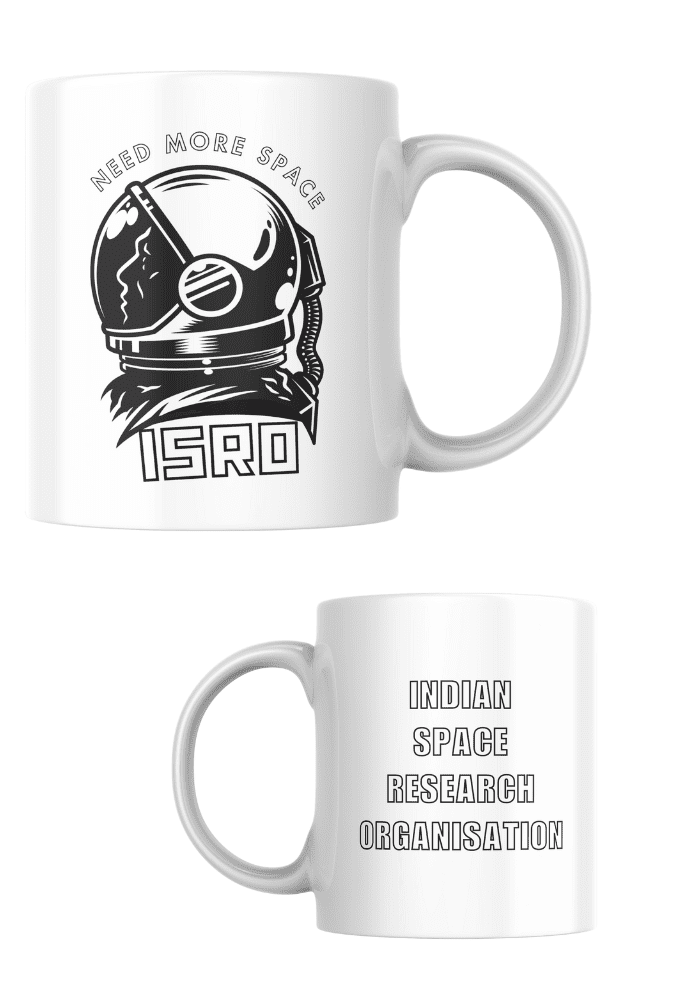 ISRO Vyomnaut White Ceramic Coffee Mug - Image 2