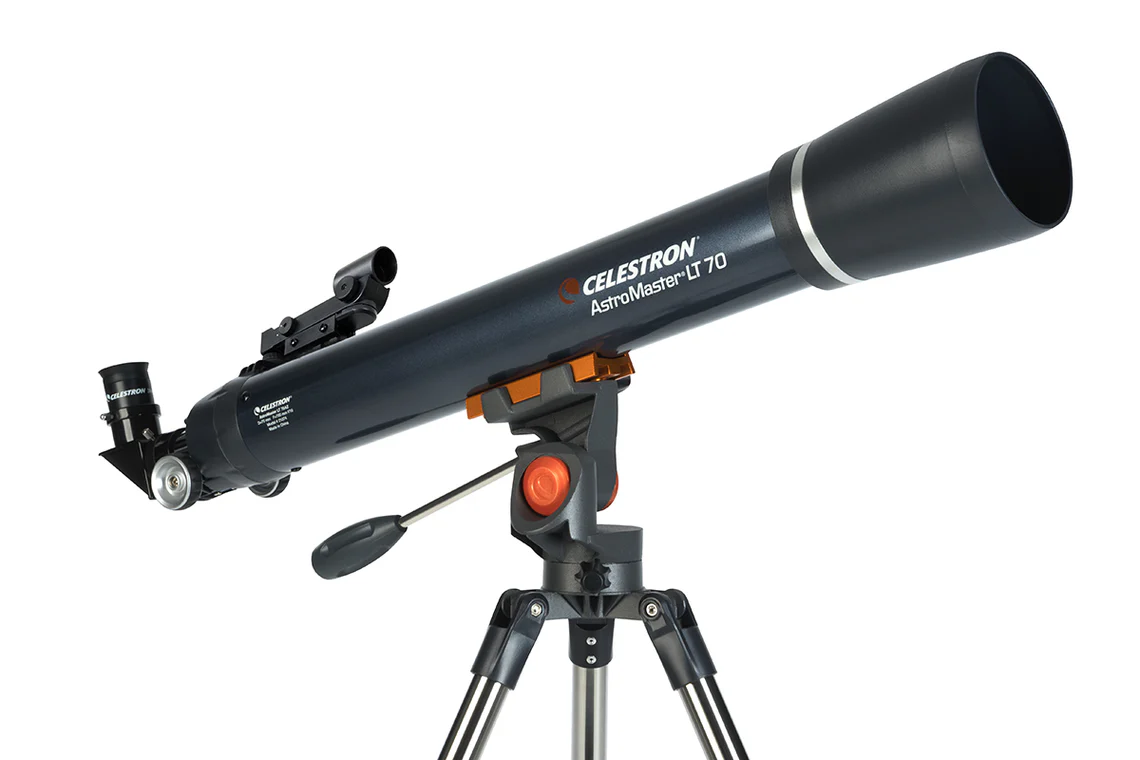 Celestron Astromaster LT 70AZ Refractor Telescope with Phone Adpater and Moon filter - Image 2