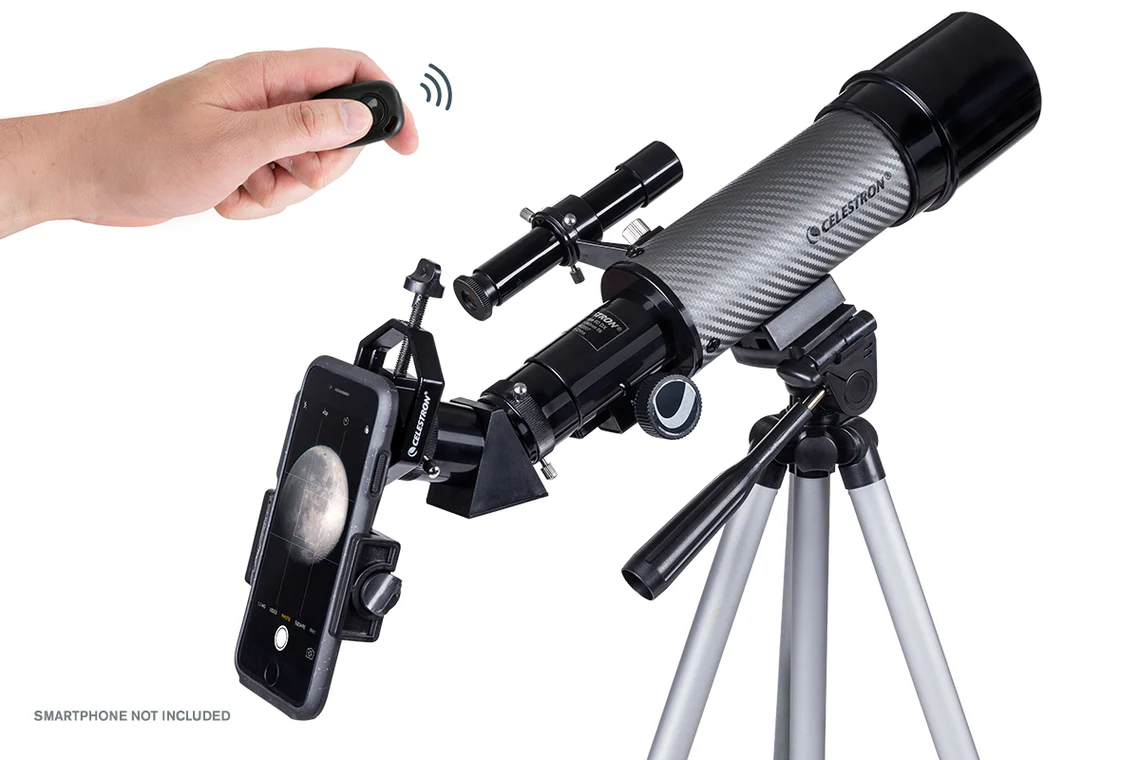 Celestron Travel Scope 60 DX Portable Telescope with Smartphone Adapter - Image 7