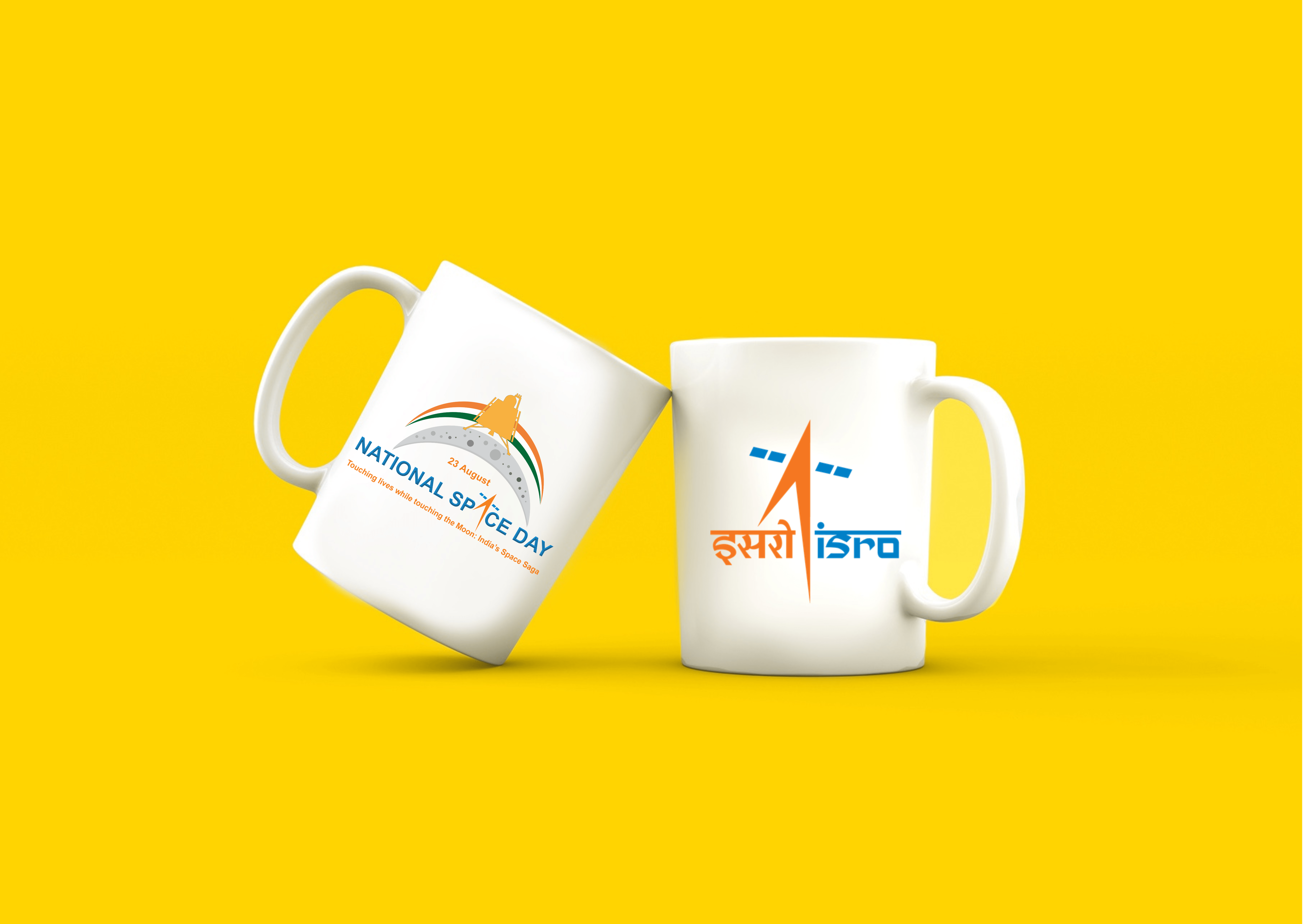 ISRO National Space Day Coffee Mug (White) - Image 3