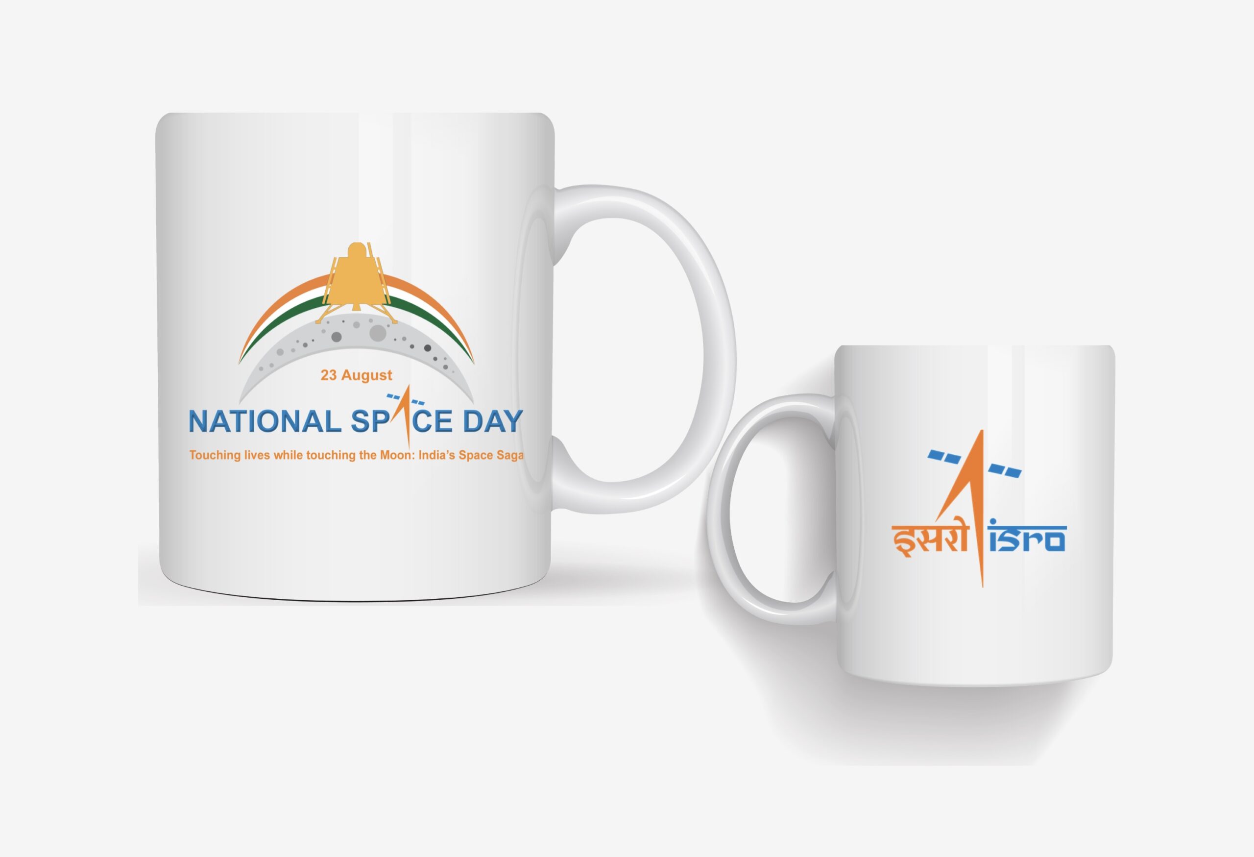 ISRO National Space Day Coffee Mug (White) - Image 2