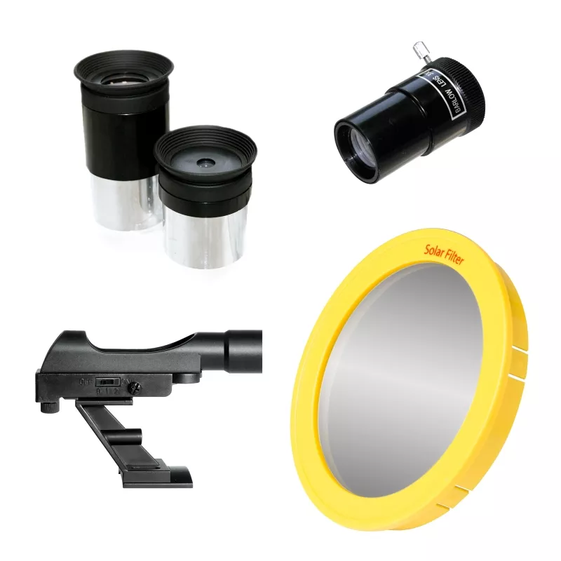 BRESSER Spica-II 130/1000 EQ3 Reflector Telescope with Smartphone Adapter & Solar Filter - Image 6