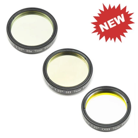 ZWO Narrowband Filters 7nm - 1.25" Set