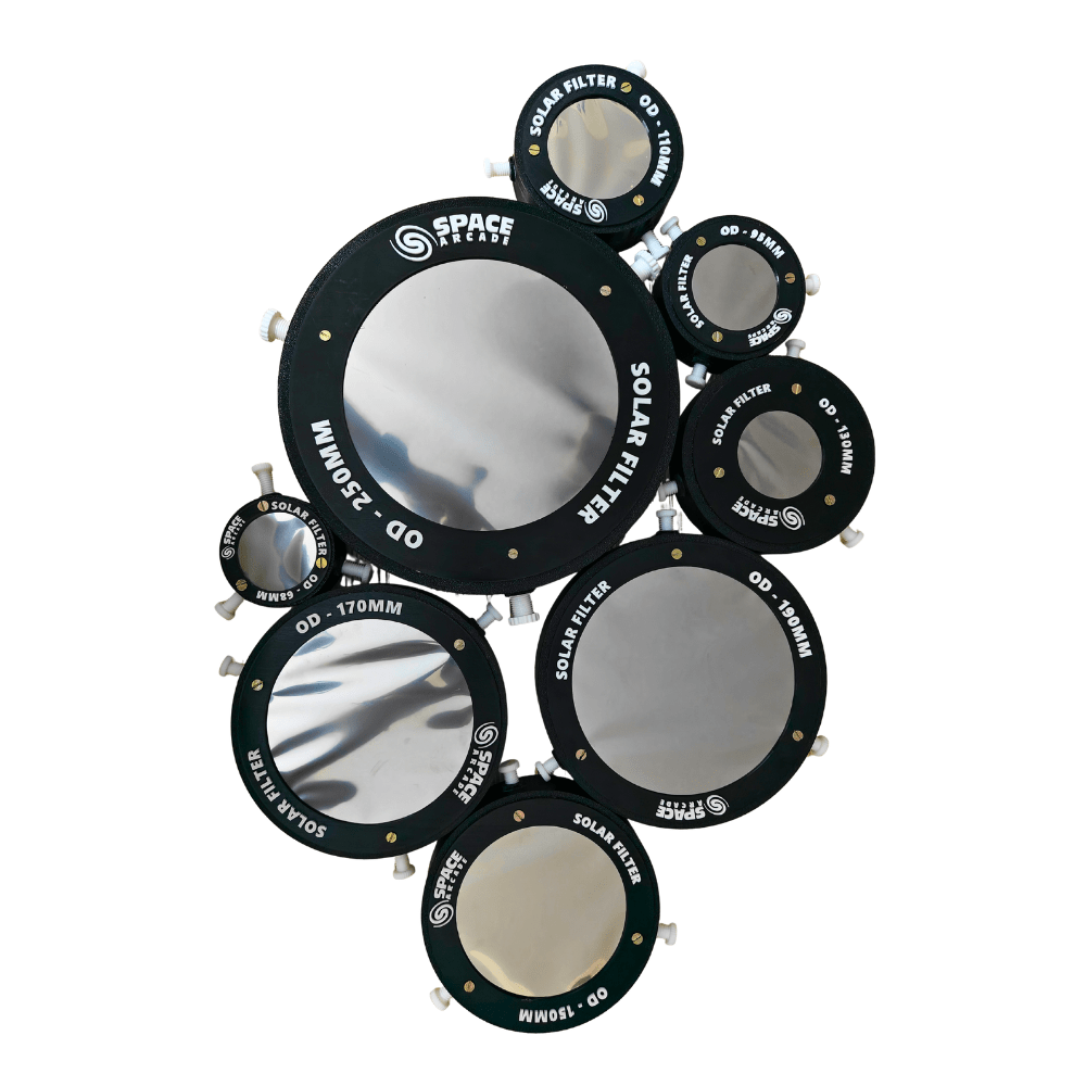 Space Arcade Solar Filter for Telescopes, Binoculars, Spotting Scopes and Camera Lens