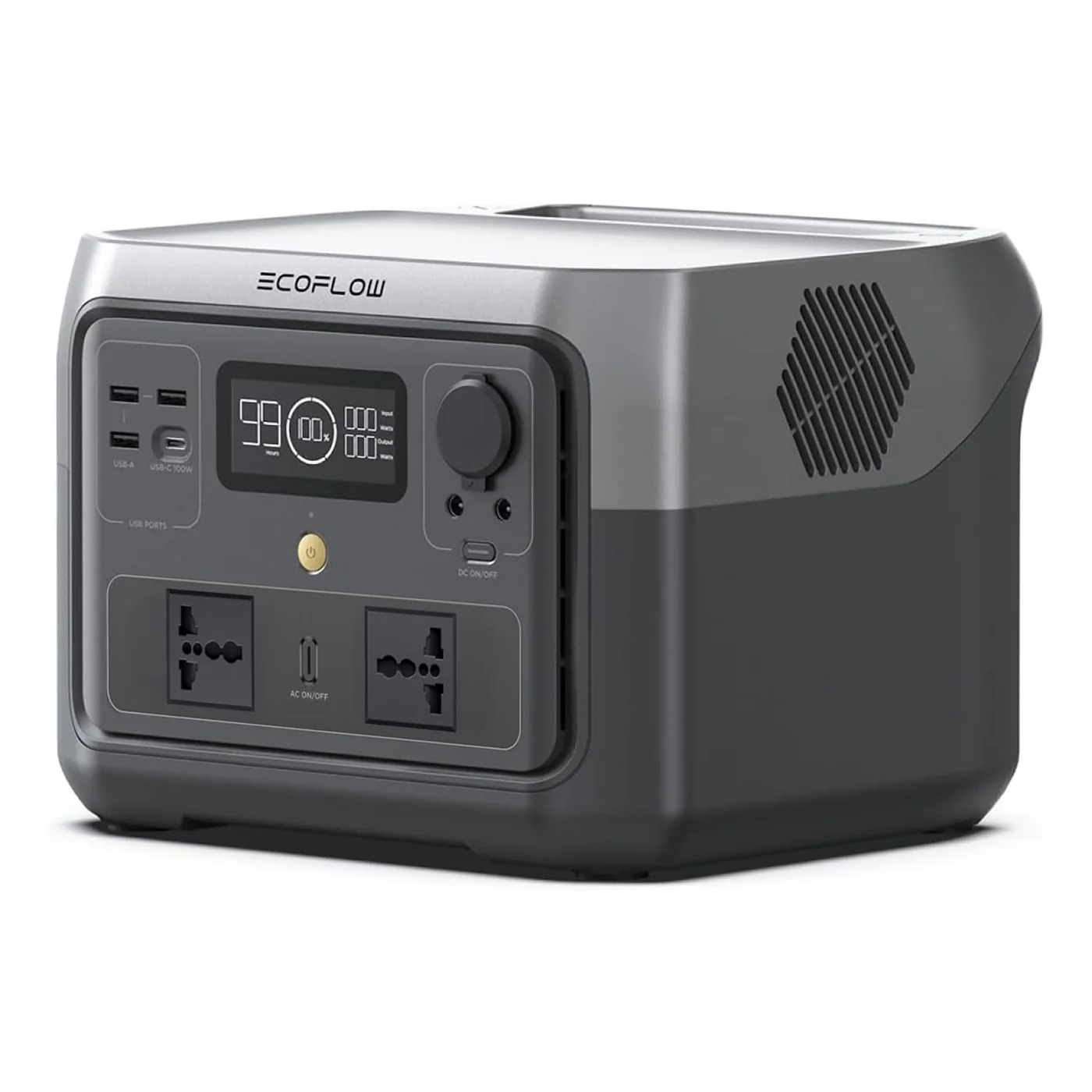 EcoFlow RIVER 2 Max Portable Power Station (512 Wh) for Computerized Telescopes and Astrophotography Gear