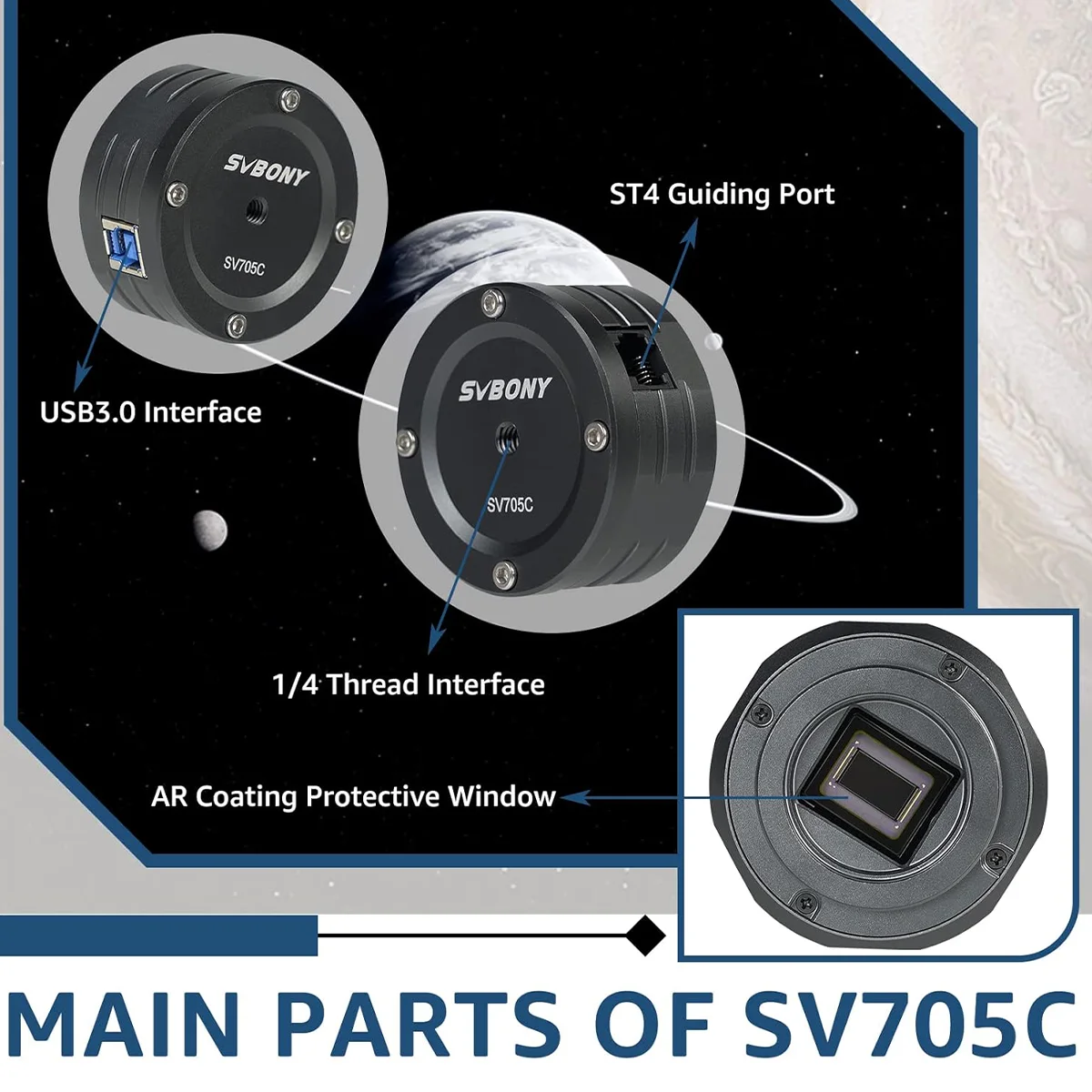 Svbony SV705C Color Planetary Camera - Image 2