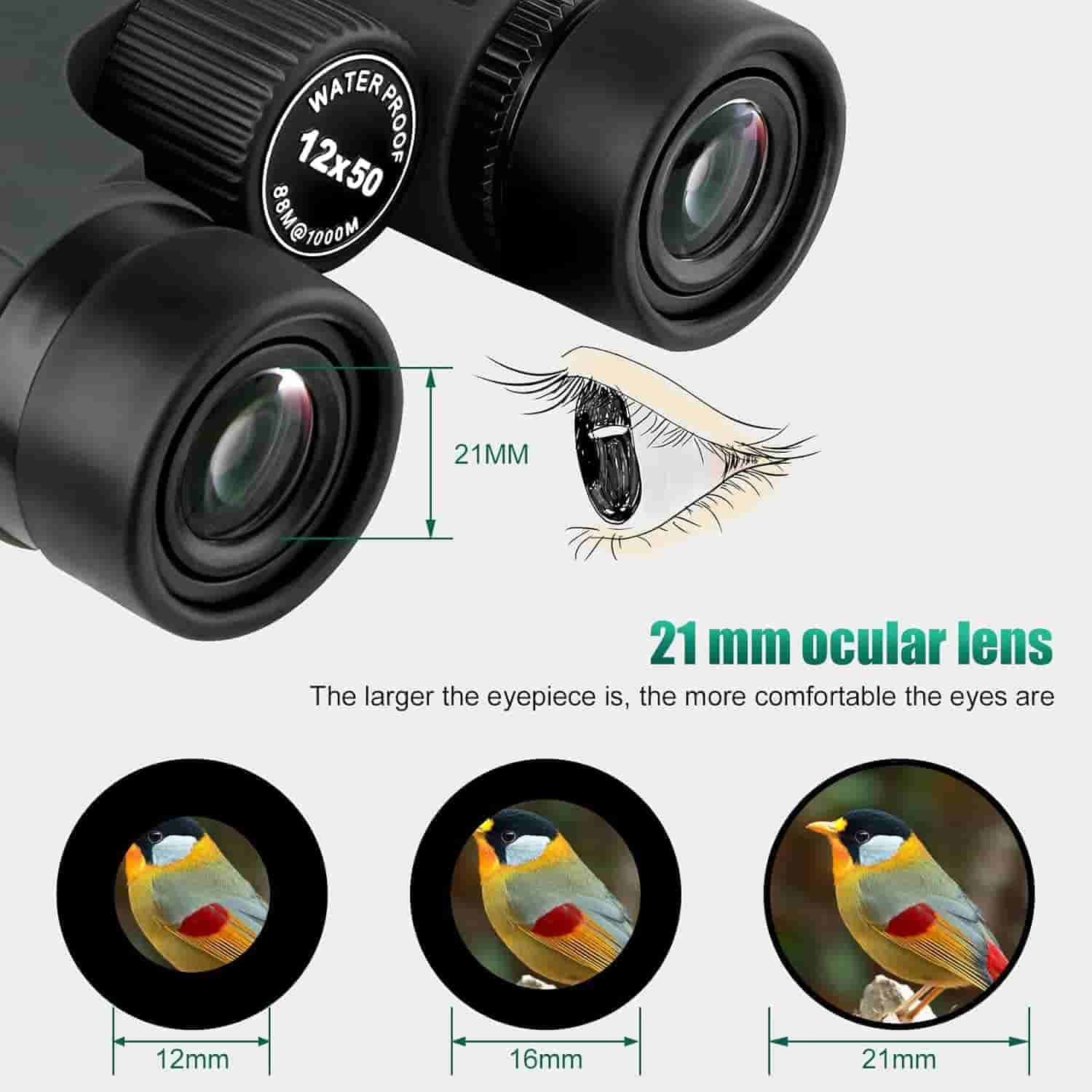 Svbony SA203 12x50 Binocular with IPX7 Waterproof and Bak-4 Prism - Image 4