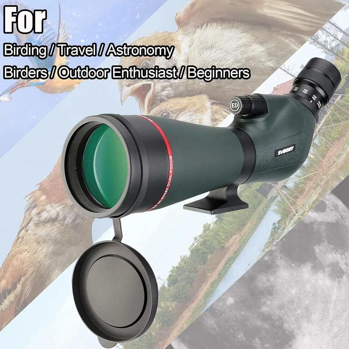 Svbony SV406P 20-60x80 ED Spotting Scope - Image 6