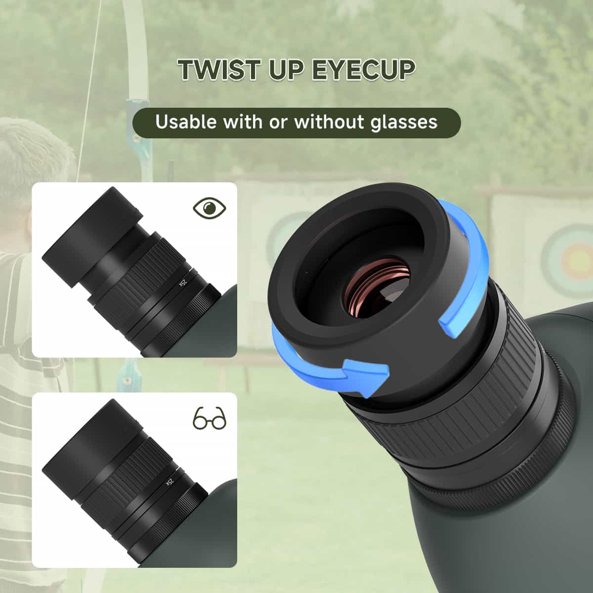 Svbony SV28A 25-75X100 Spotting Scope with Smartphone Adapter and Tripod - Image 3