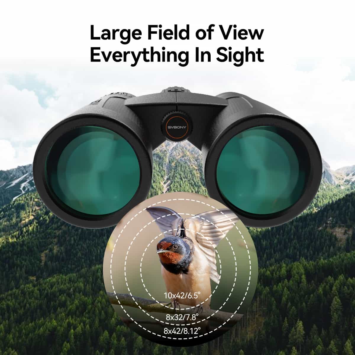 SVBONY Upgraded SV202 ED 8x42 Binoculars - Image 5