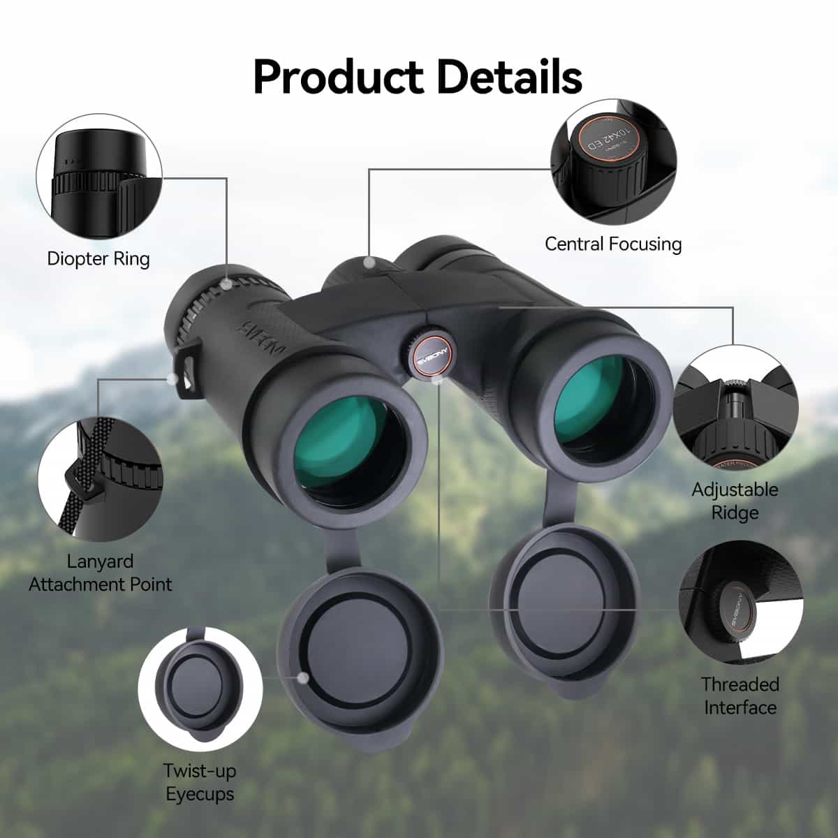 SVBONY Upgraded SV202 ED 8x42 Binoculars - Image 9