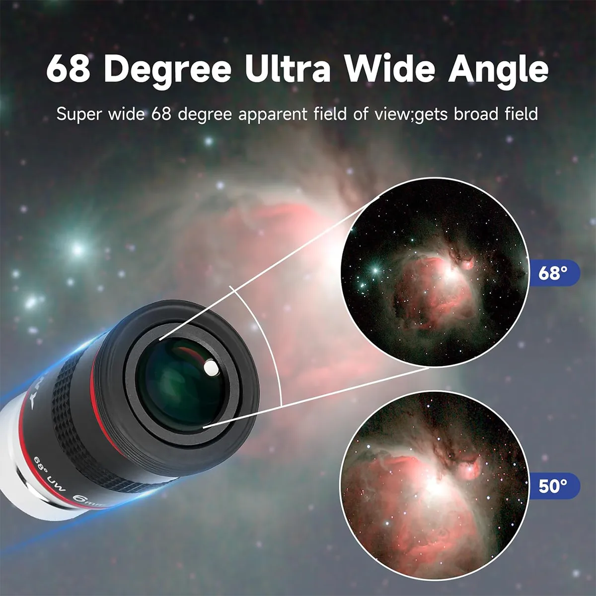 SVBONY 68 Degree Wide Angle FMC Eyepieces - 6mm, 9mm, 15mm, 20mm - Image 3