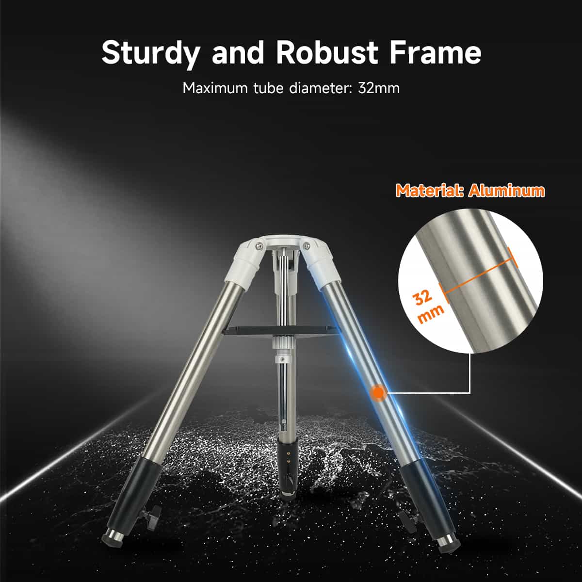 Svbony SV225 ALT-AZ Telescope Mount & Stainless Steel Tripod - Image 5