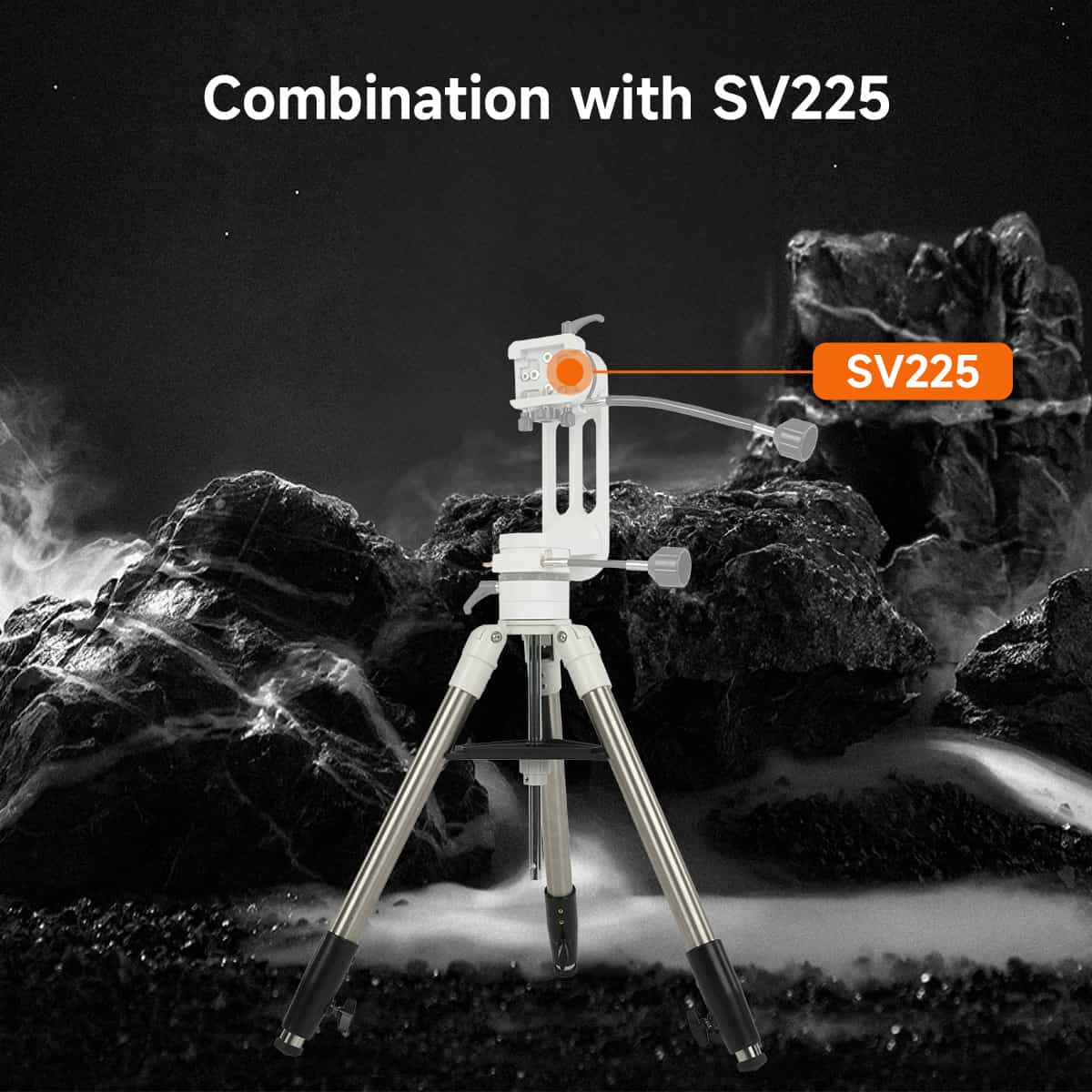 Svbony SV225 ALT-AZ Telescope Mount & Stainless Steel Tripod - Image 7