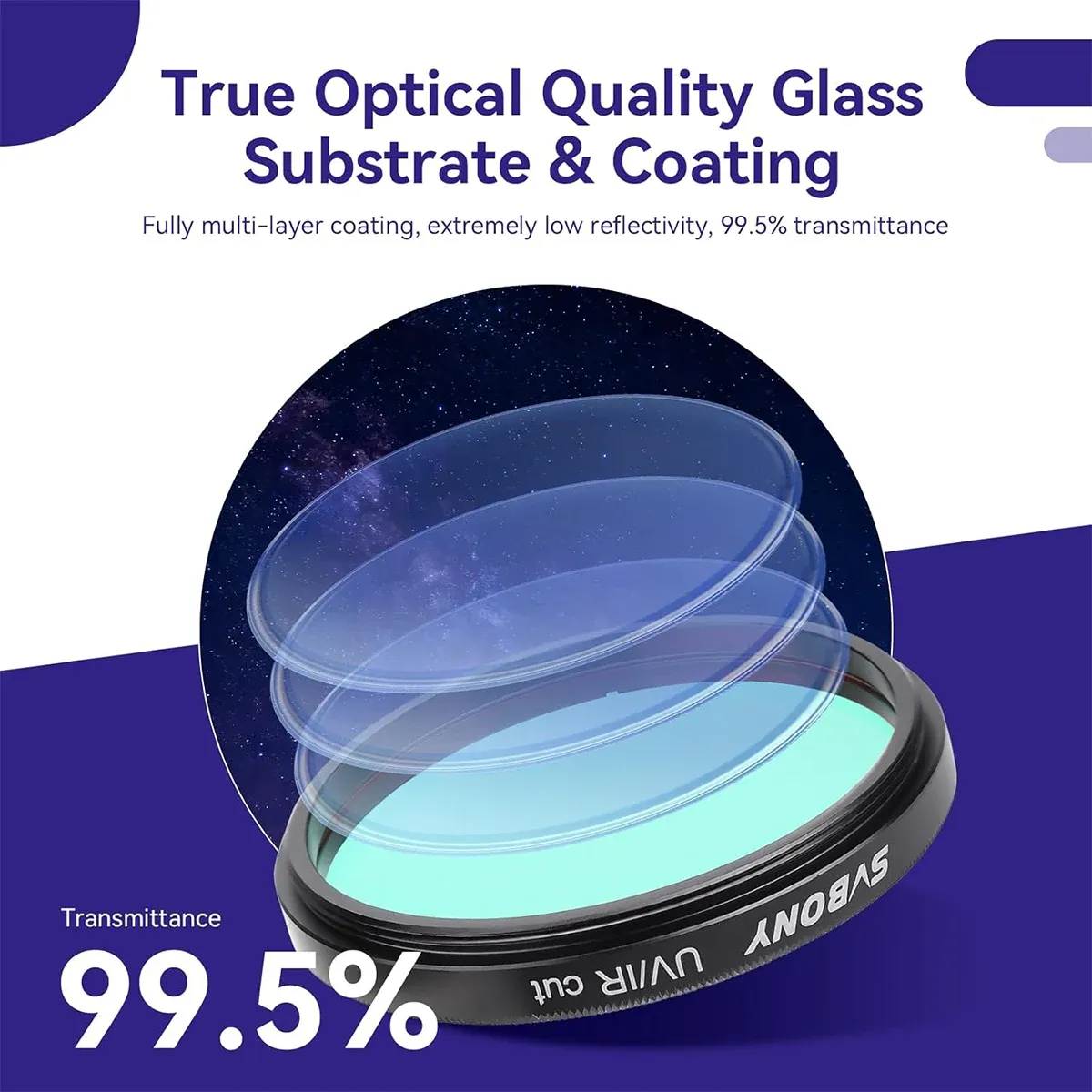 SVBONY 2inch UV IR-Cut Telescope Filter - Image 3