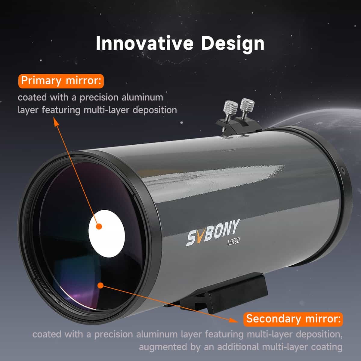 Svbony MK90 90mm Maksutov Cassegrain Telescope - Image 7