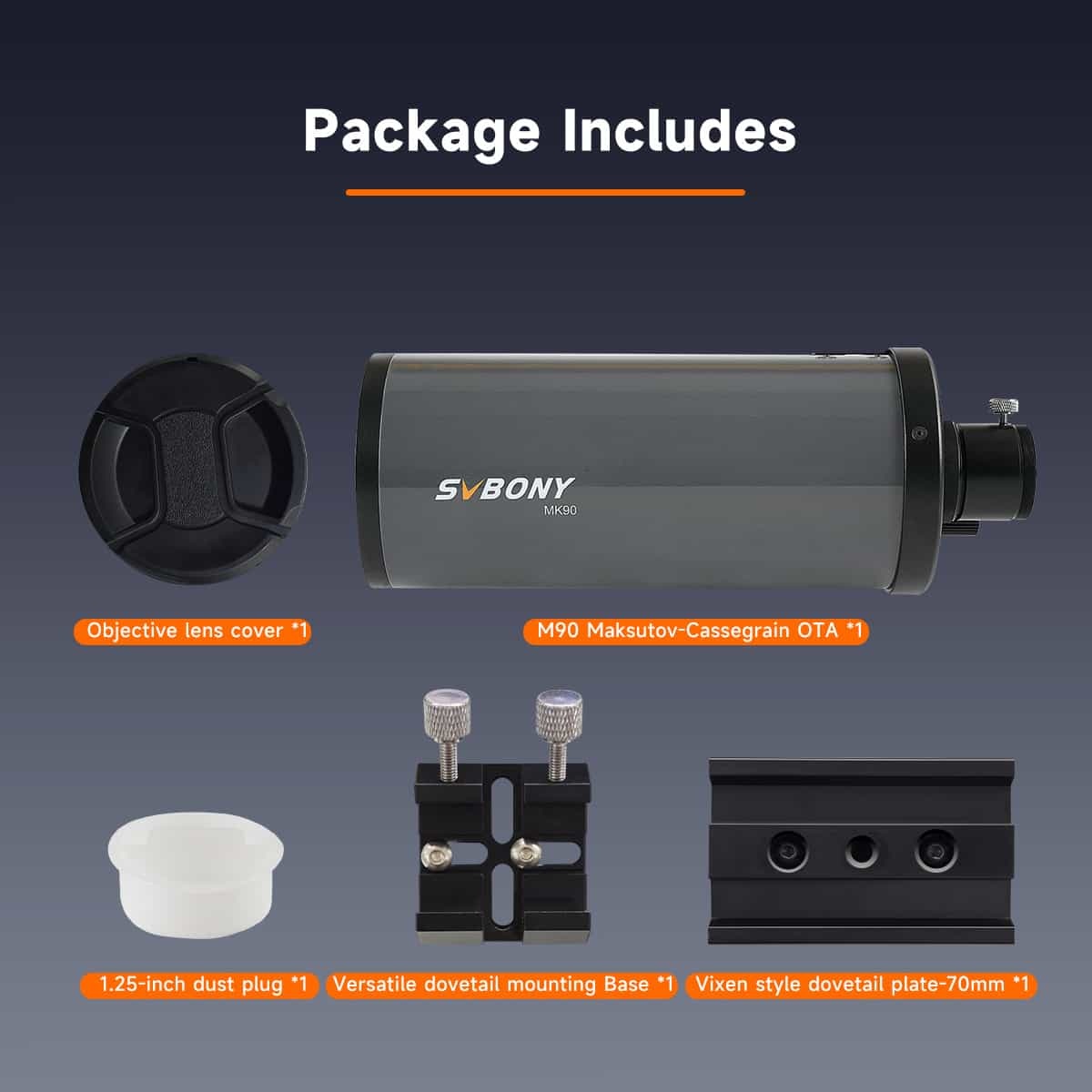 Svbony MK90 90mm Maksutov Cassegrain Telescope - Image 6