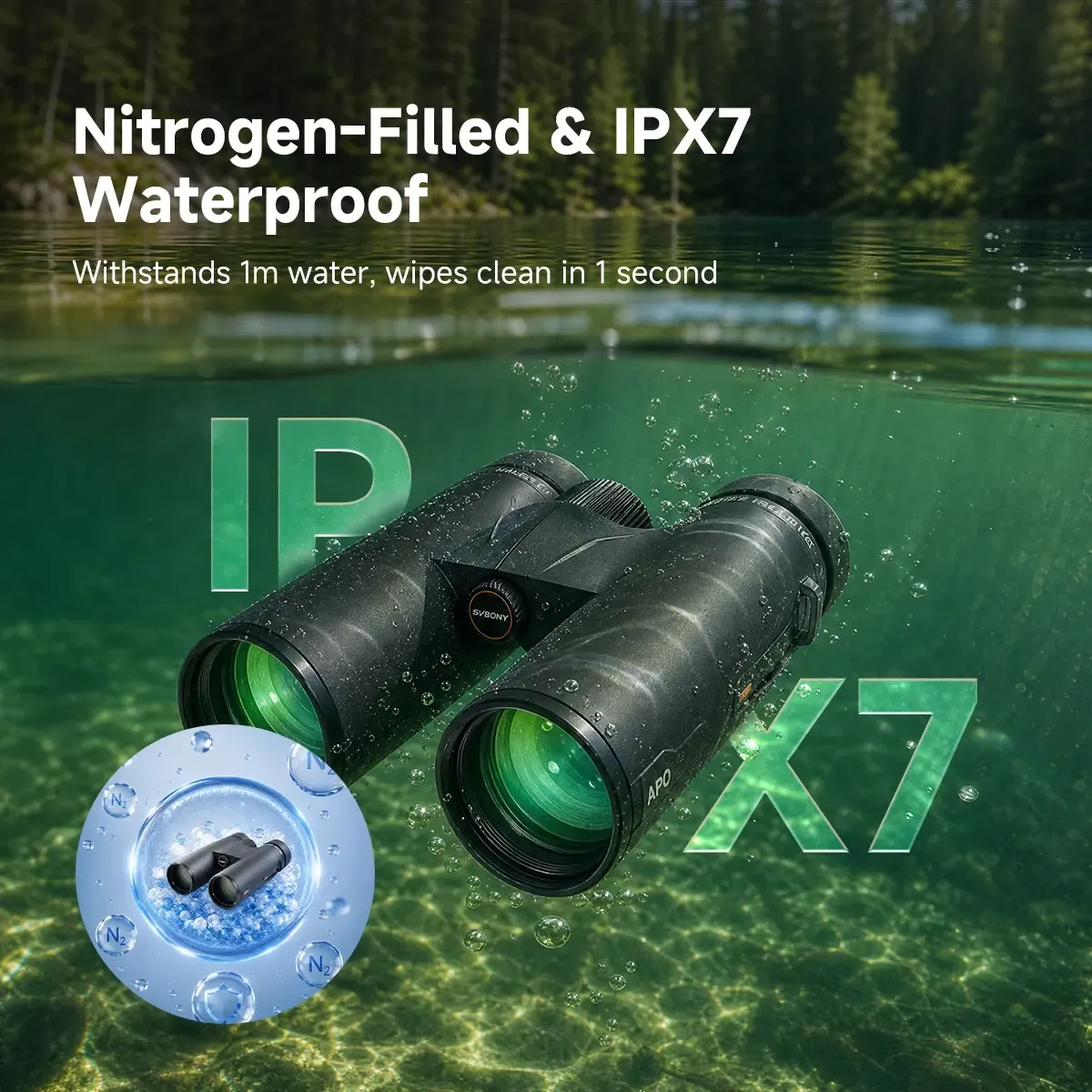 SVBONY SA207 Pro 8x42 APO Apochromatic Binoculars - Image 6