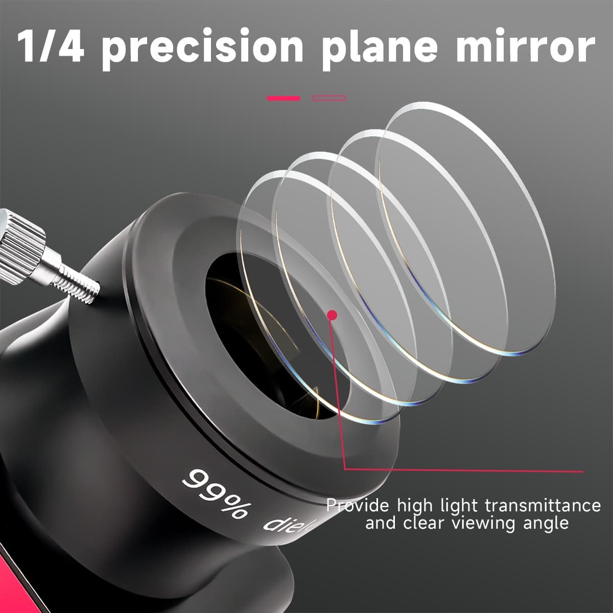 SVBONY SV188P 99% Reflectivity 90-Degree Dielectric Mirror Diagonal (2inch) - Image 3