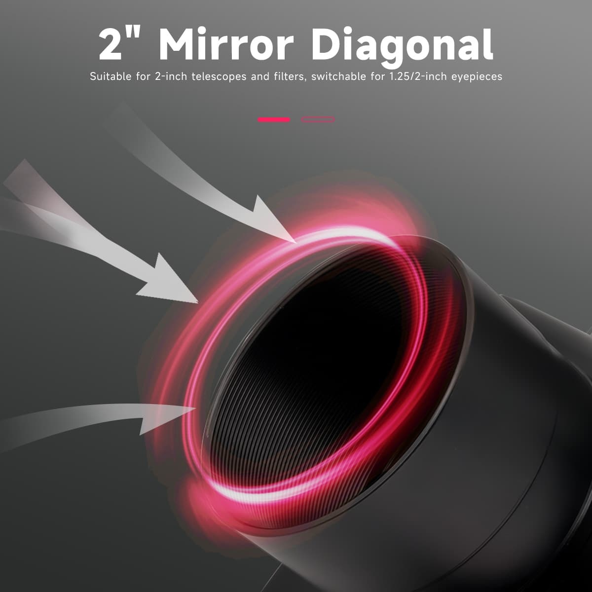 SVBONY SV188P 99% Reflectivity 90-Degree Dielectric Mirror Diagonal (2inch) - Image 6